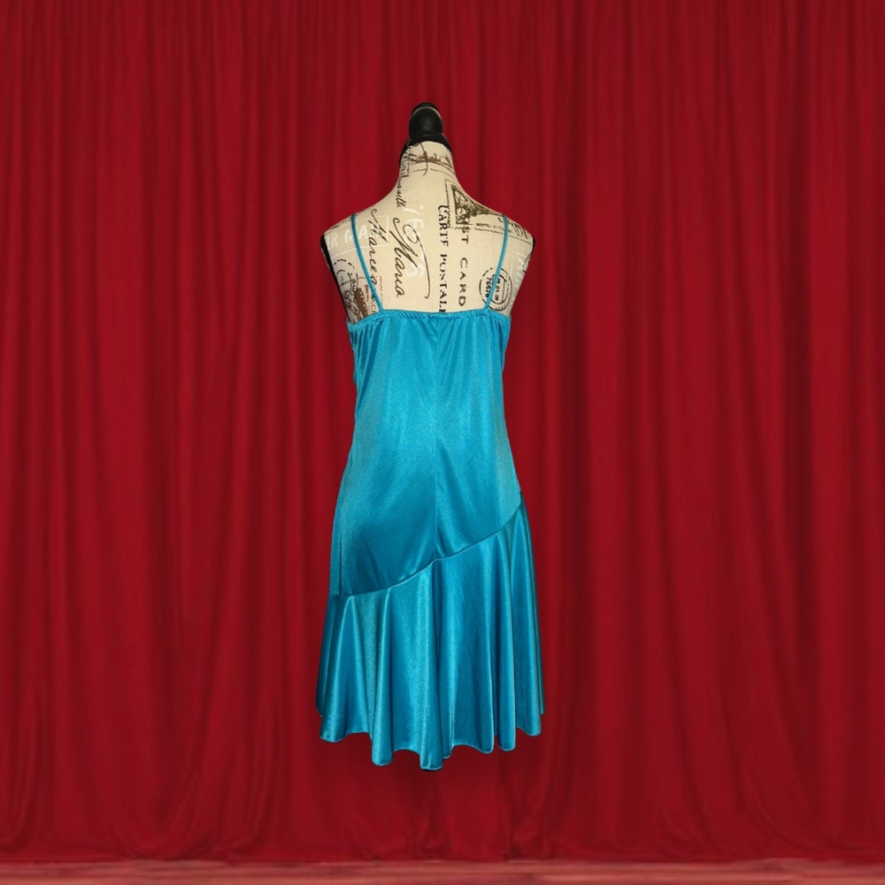 metallic party dress y2k mini dress - Picture 3 of 5
